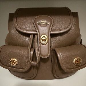 COACH Hadley Backpack Dark Stone
